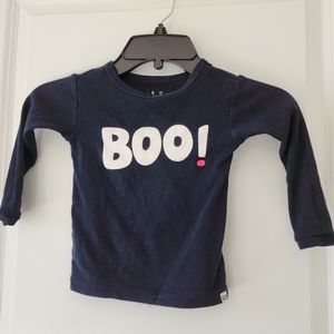 2t Baby GAP BOO black shirt